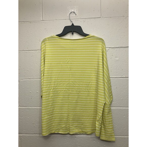 Crown & Ivy Striped Dolman Sleeve Casual Slouchy Top Women’s Size L - Picture 2 of 6